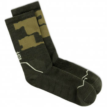Buff Thermonet® Crew Socks TC Olive Green L zeķes