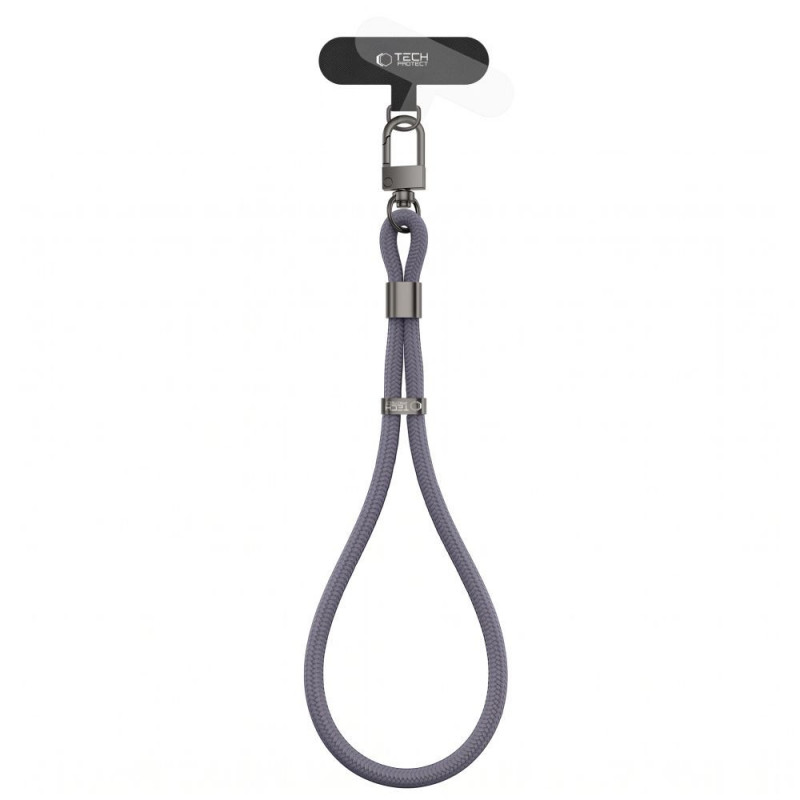 Tech-Protect C11S Rope plaukstas siksna, Shadow Grey