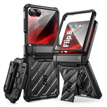 Supcase Unicorn Beetle Pro korpuss Samsung Galaxy Z Flip 8, melns