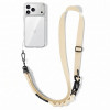 Tech-Protect C9S Rope Crossbody telefona siksna pār plecu, Sienna Beige