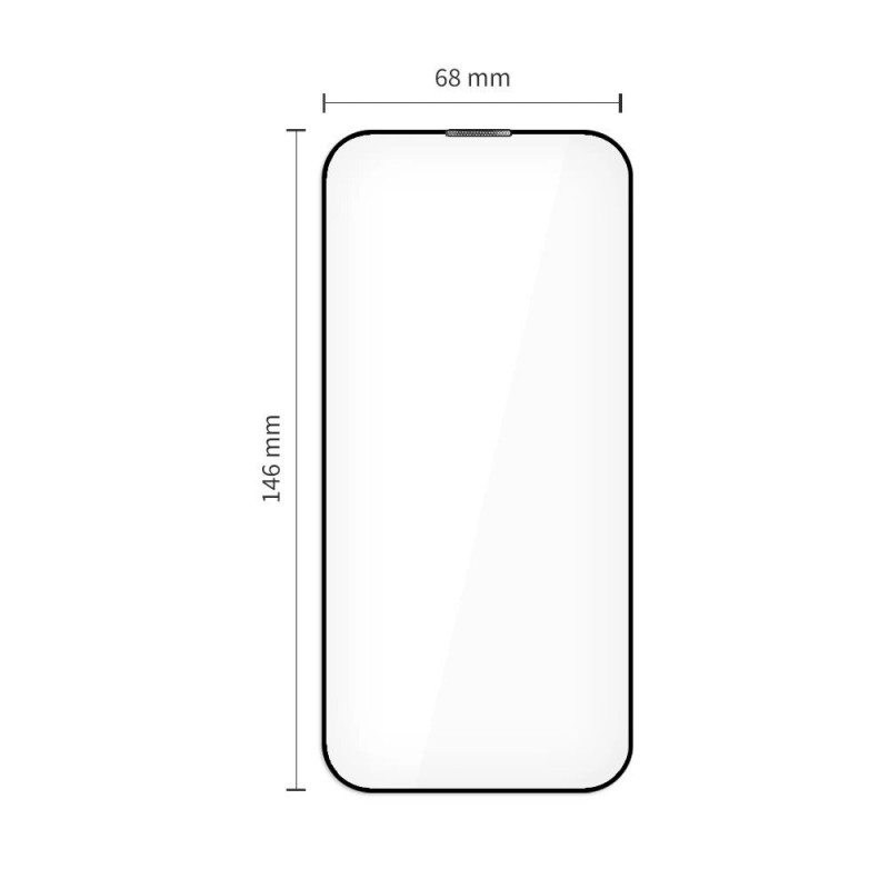 Tech-Protect Quick Set+ THP4500 rūdītā stikla ekrāna aizsargs Apple iPhone 17 Pro, melns (2 gab.)