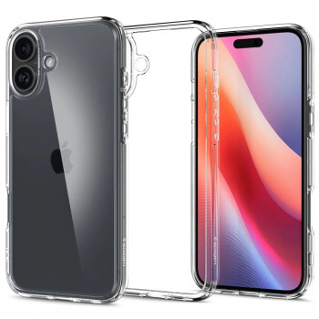 Spigen Ultra Hybrid vāciņš Apple iPhone 16, Crystal Clear