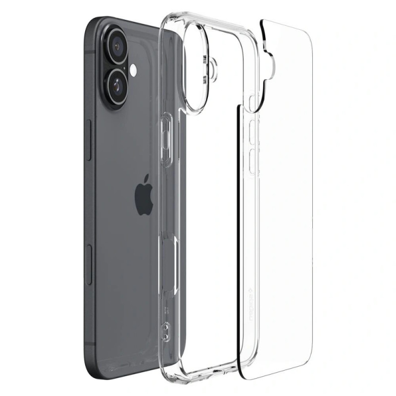 Spigen Ultra Hybrid vāciņš Apple iPhone 16, Crystal Clear