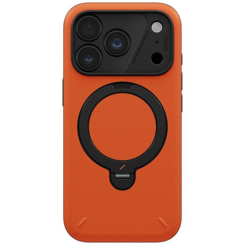 UNIQ Elix 360 Rotating Kickstand vāciņš Apple iPhone 18 Pro / 17 Pro, oranžs