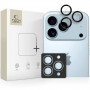 Tech-Protect Camring Fit+ kameras objektīva pārsegs Apple iPhone 14 Pro / 14 Pro Max / 15 Pro / 15 Pro Max / 16 Pro / 16 Pro Max / 17 Pro / 17 Pro Max, melns
