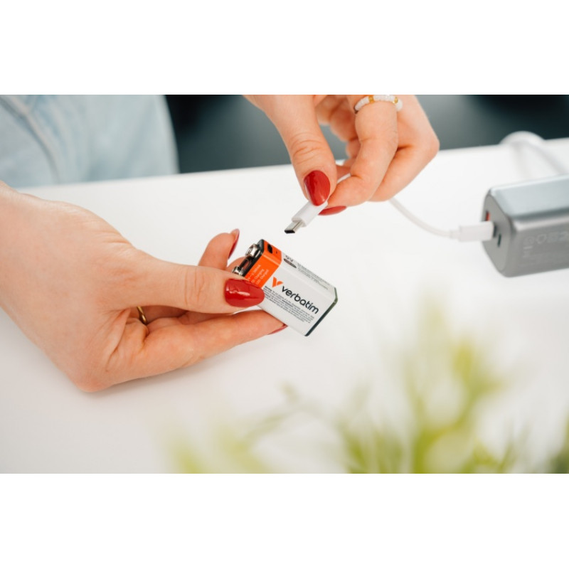 Verbatim 30251 USB-C akumulators Li-ion 9V 335 mAh (1 gab.)