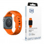 3mk silikona pulksteņa siksna Apple Watch 38/40/41 mm, oranža
