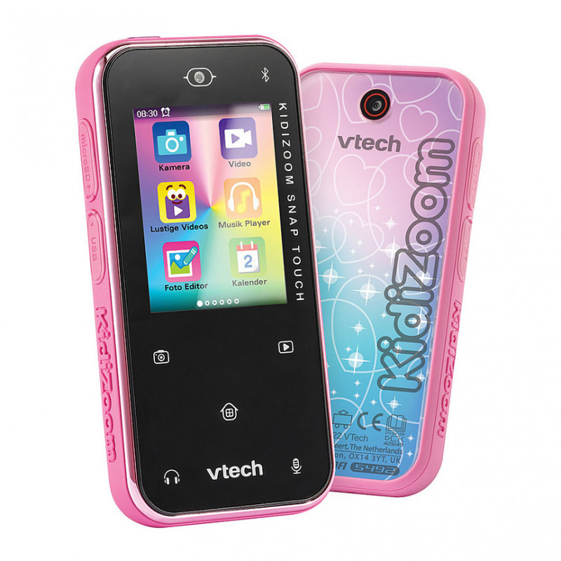 VTech KidiZoom Snap Touch 80-549254 bērnu digitālā kamera, rozā