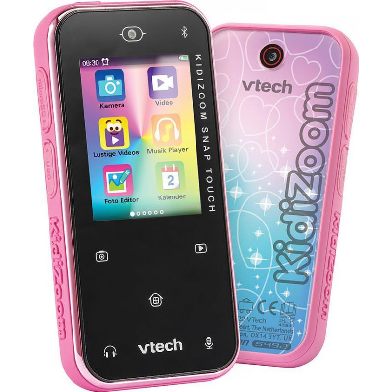 VTech KidiZoom Snap Touch 80-549254 bērnu digitālā kamera, rozā
