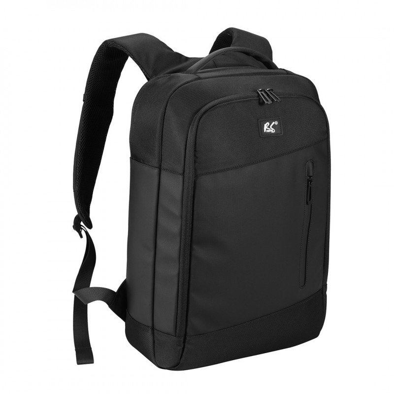 NanoRS RS204 B portatīvā datora mugursoma 15.6", melna, 42x28.5x14, ūdensizturīga