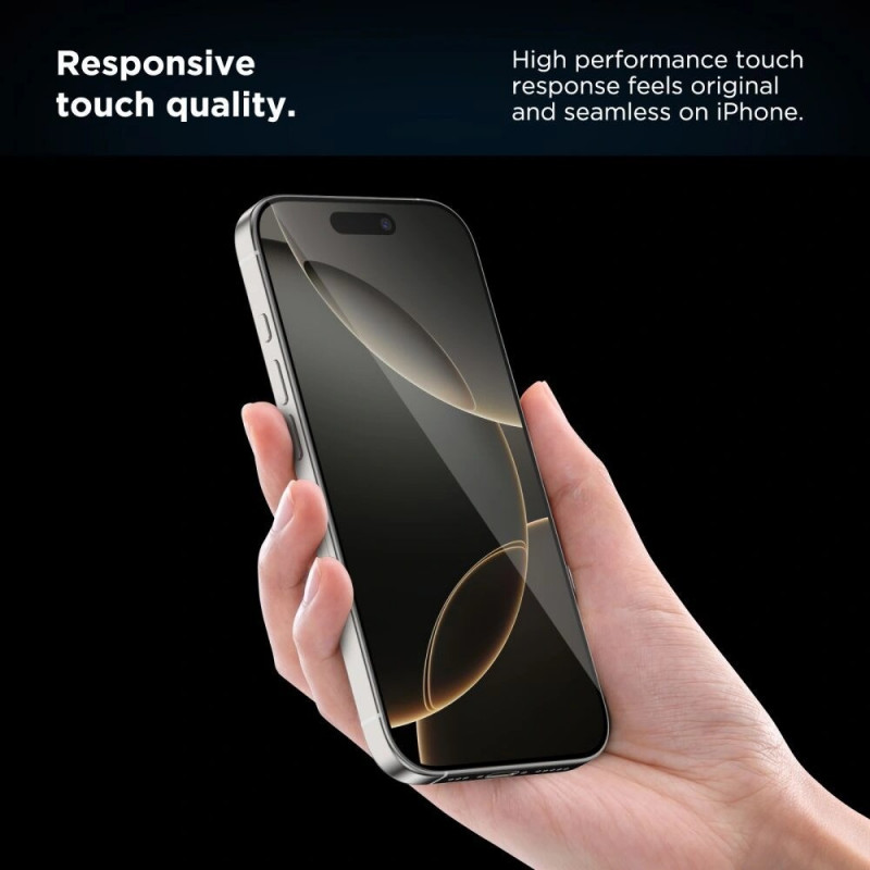 Tech-Protect Quick Set+ rūdītais stikls Apple iPhone 15 Pro (2 gab.), melns