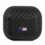 BMW BMA3WMPUCA PU Carbon M Collection pārvalks Apple AirPods 3, melns