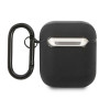 Mercedes-AMG AMA2SLWK Leather Big Logo vāciņš Apple AirPods 1/2, melns
