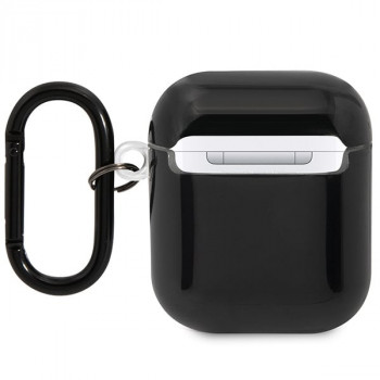 BMW BMA222SWTK Multiple Colored Lines vāciņš Apple AirPods 1/2, melns