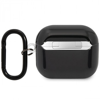 BMW BMA322SWTK vāciņš ar vairākām krāsainām līnijām Apple AirPods 3, melns