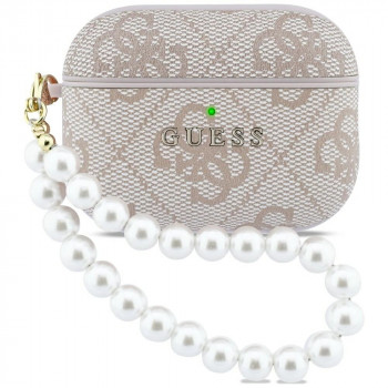 Guess 4G Pearl Strap Case Apple AirPods Pro 3, rozā