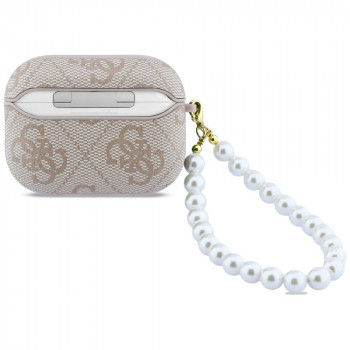 Guess 4G Pearl Strap Case Apple AirPods Pro 3, rozā