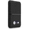 BMW M Carbon Metal Logos MagSafe maciņš, melns