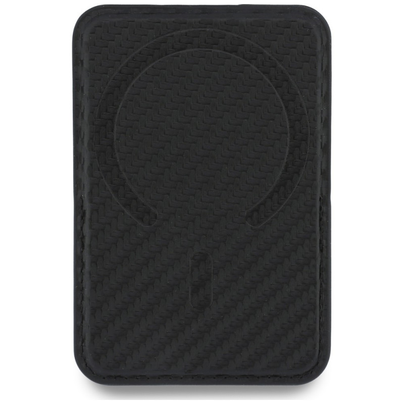 BMW M Carbon Metal Logos MagSafe maciņš, melns