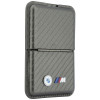 BMW M Carbon Metal Logos MagSafe maciņš, antracīta