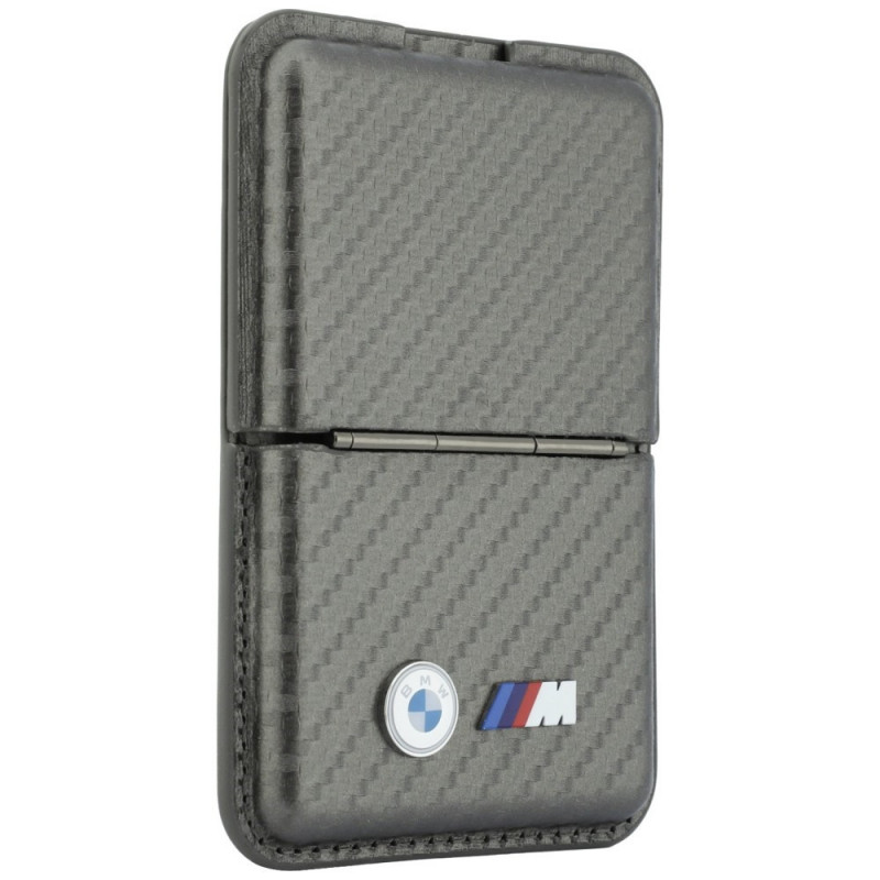 BMW M Carbon Metal Logos MagSafe maciņš, antracīta