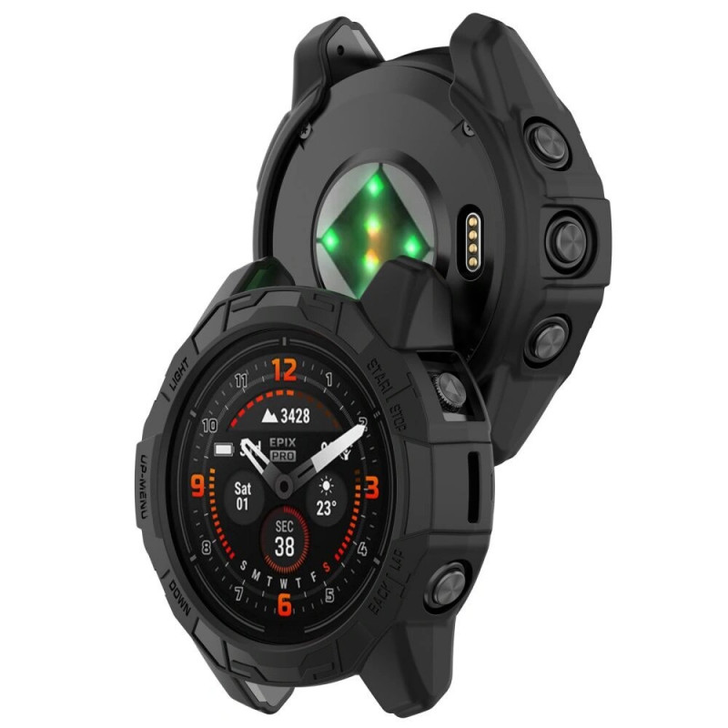 Tech-Protect Defense Air maciņš pulkstenim Garmin Fenix 7X / 7X Pro, melns