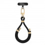 Tech-Protect C4S Rope Wrist Strap, melna/zelta