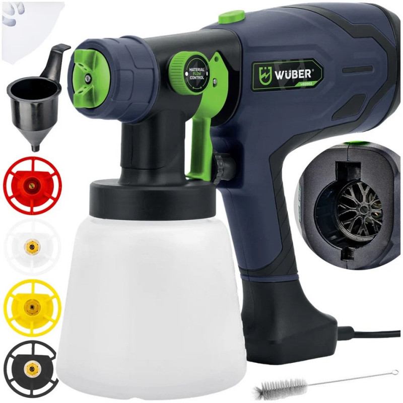 Wuber W02002 elektriskā krāsošanas pistole, 400 W
