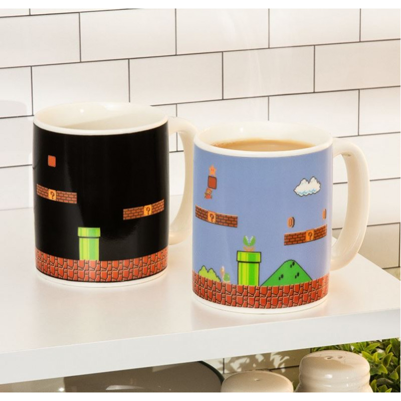 Paladone PP2927NN Super Mario Bros. krūze ar termoefektu, daudzkrāsu