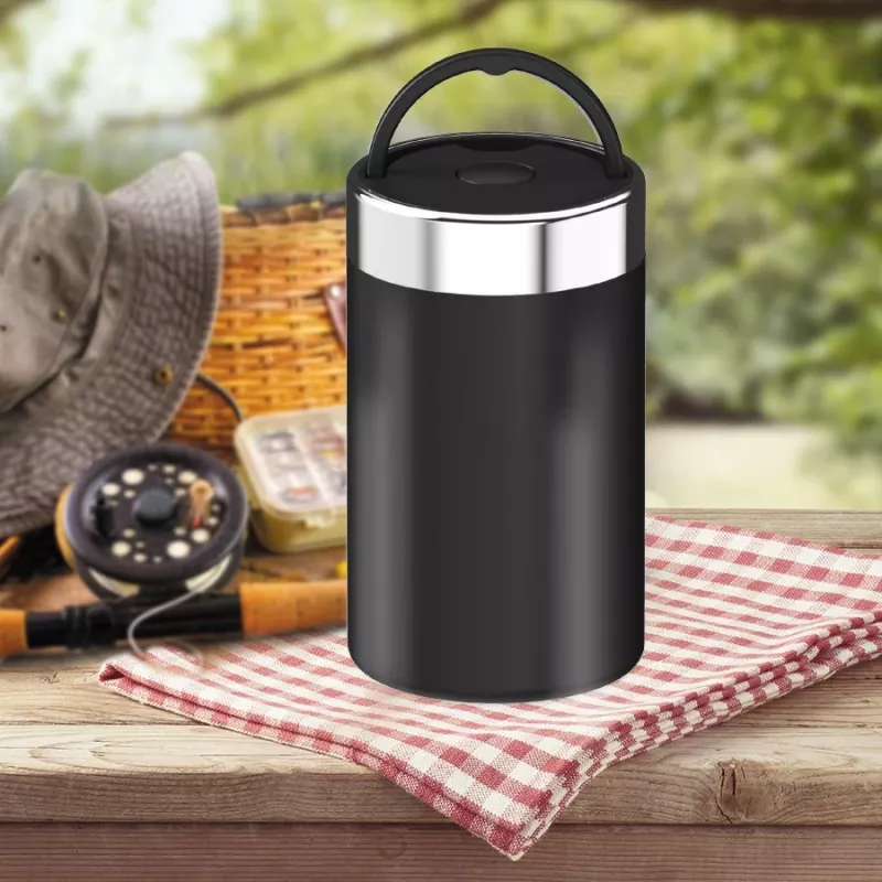 Maestro MR-1649-75-BLACK termoss ēdienam, 750 ml, melns