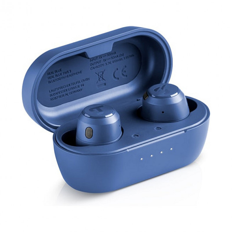 Teufel REAL BLUE TWS 3 bezvadu in-ear Bluetooth austiņas, steel blue
