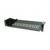 EFB Elektronik 691650TS.2A 19" 2U plaukts, dziļums 300 mm, nestspēja 22 kg, RAL 9005, melns