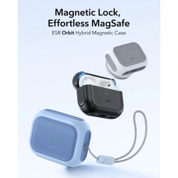 ESR Orbit HaloLock MagSafe futrālis Apple AirPods Pro 3, Powder Blue