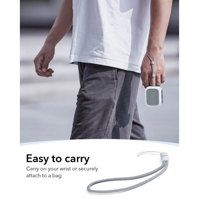 ESR Orbit HaloLock MagSafe apvalks Apple AirPods Pro 3 austiņu uzlādes futrālim, balts
