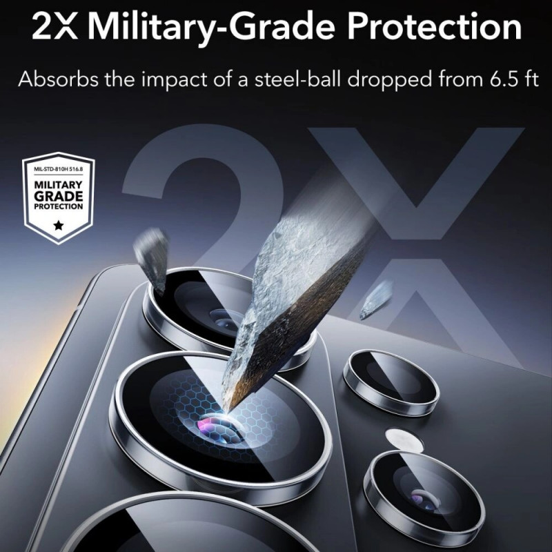 ESR Armorite kameras objektīva aizsargs Samsung Galaxy S26 Ultra, Clear