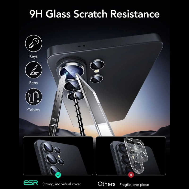 ESR Armorite kameras objektīva aizsargs Samsung Galaxy S26 Ultra, Clear