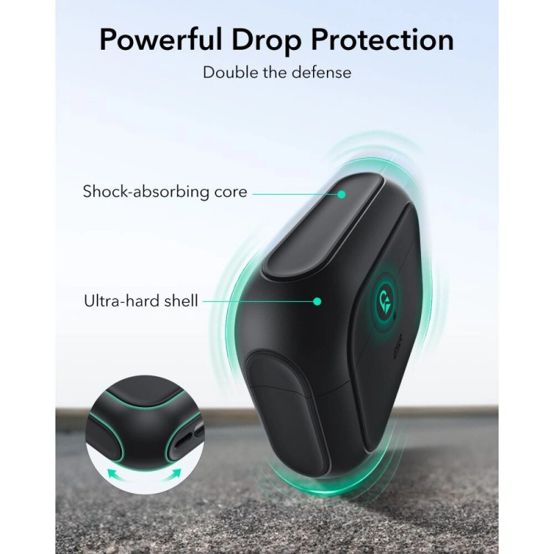 ESR Orbit HaloLock MagSafe vāciņš Apple AirPods Pro 3, melns