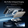 ESR Classic Hybrid MagSafe vāciņš ar rūdīto stiklu Apple iPhone 17 Pro Max, caurspīdīgs