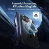 ESR Classic Hybrid MagSafe vāciņš ar rūdīto stiklu Apple iPhone 17, Clear/black