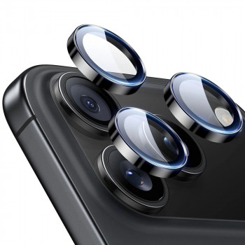 ESR Armorite kameras objektīva aizsargs Apple iPhone 14 Pro / 14 Pro Max / 15 Pro / 15 Pro Max / 16 Pro / 16 Pro Max / 17 Pro / 17 Pro Max, melns (ESR931)
