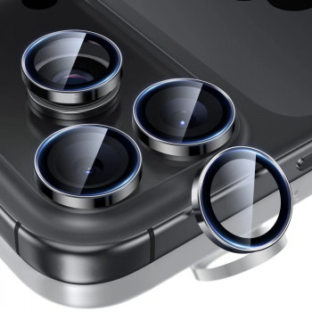 ESR Armorite kameras objektīva aizsargs Apple iPhone 14 Pro / 14 Pro Max / 15 Pro / 15 Pro Max / 16 Pro / 16 Pro Max / 17 Pro / 17 Pro Max, melns (ESR931)