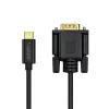 Logilink UA0475 USB 3.2 Gen1 Type-C kabelis, C/M uz VGA/M, 1080p/60 Hz, melns, 1.8 m