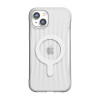 X-Doria Raptic Clutch MagSafe apvalks Apple iPhone 14 Plus / 15 Plus, caurspīdīgs