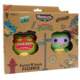 P.m.i. Kids World Fuggler S2 Swap & Style figūras FG6215A, 2 iepakojumi (Raphael & Donatello)
