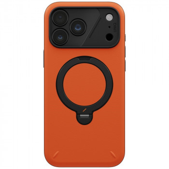 UNIQ Elix apvalks ar 360° rotējošu statīvu Apple iPhone 18 Pro Max / 17 Pro Max, oranžs