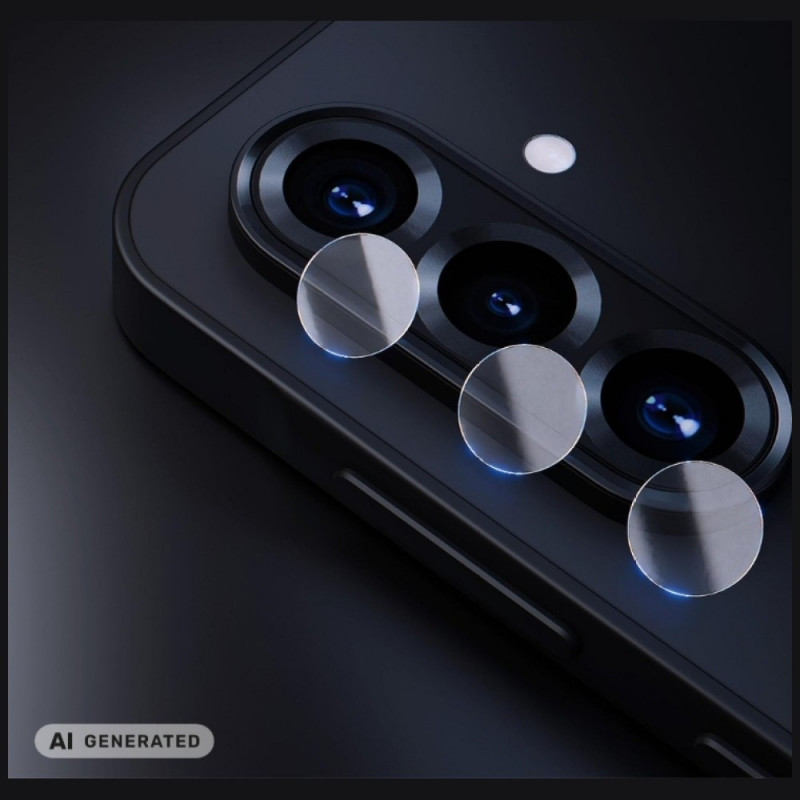 3MK Lens Protection hibrīda stikla kameras objektīva aizsargs Samsung Galaxy A36 (4 gab.)