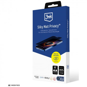 3MK Silky Matt Privacy matēts konfidencialitātes ekrāna aizsargplēve Motorola Edge 50 Neo