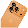 3MK Lens Protection Pro kameras objektīva rūdītais stikls Apple iPhone 17 Pro / 17 Pro Max, oranžs