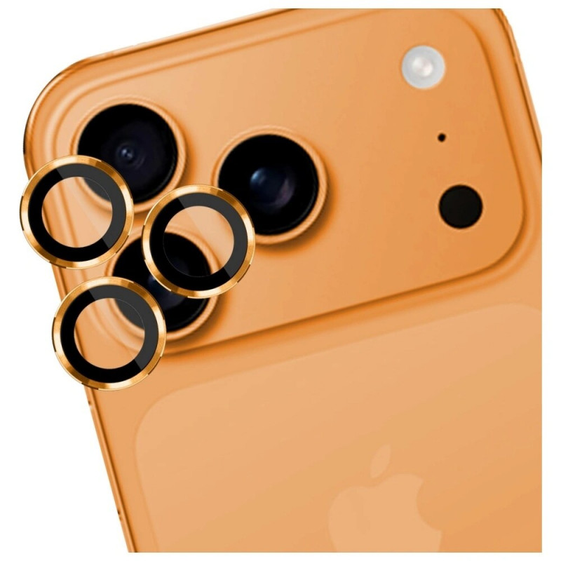 3MK Lens Protection Pro kameras objektīva rūdītais stikls Apple iPhone 17 Pro / 17 Pro Max, oranžs