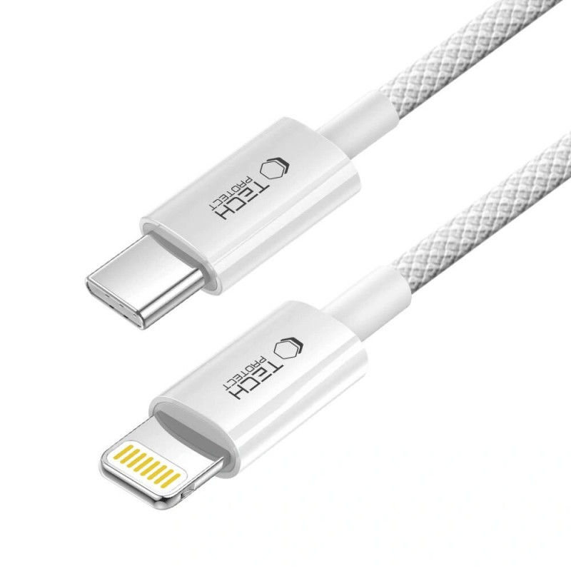 Tech-Protect Ultraboost Lite USB-C / Lightning kabelis PD27W/3A 200 cm, Cool Grey